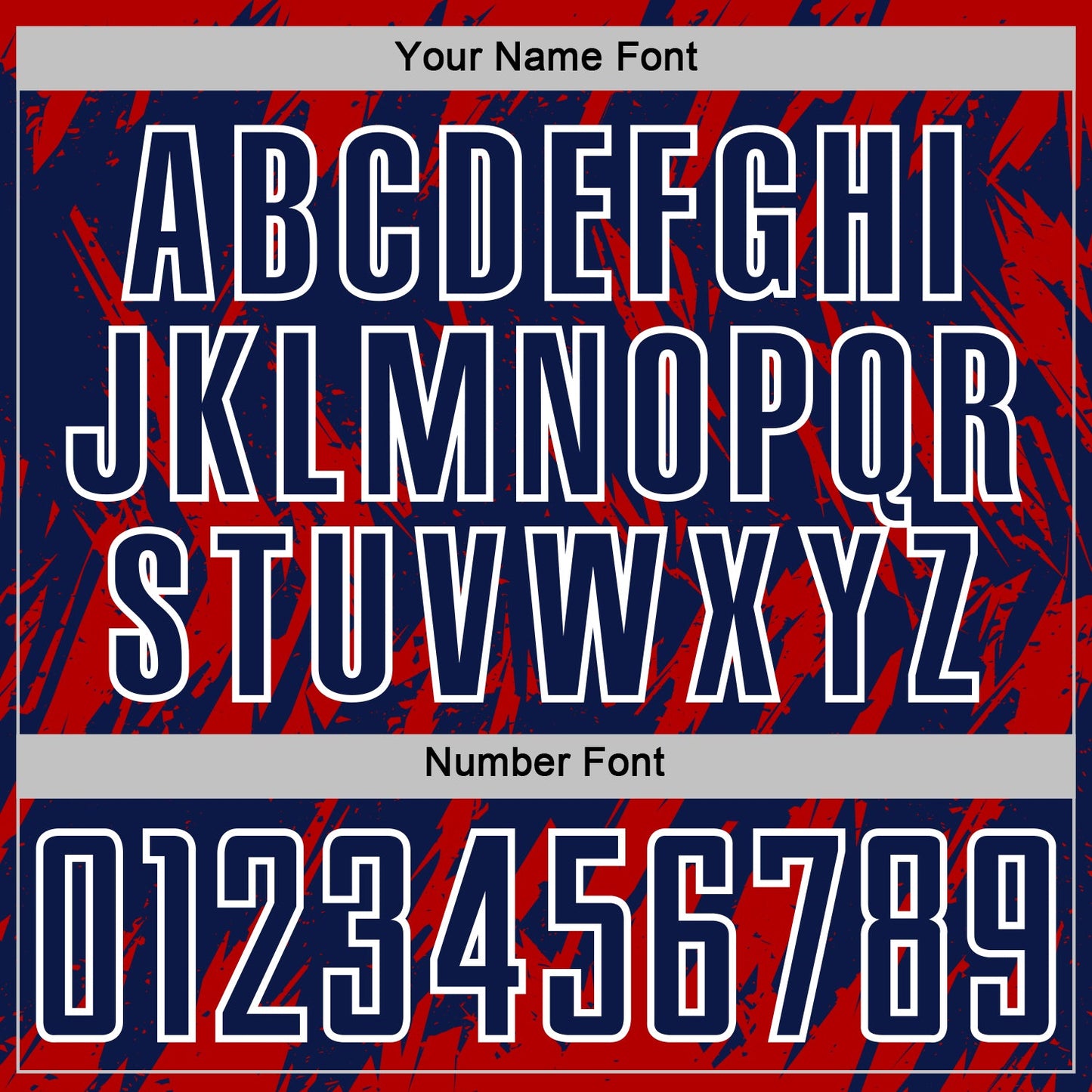 Custom Navy Red-White Splatter Torn Sharp Brush Stroke Sublimation Soccer Uniform Jersey view 6