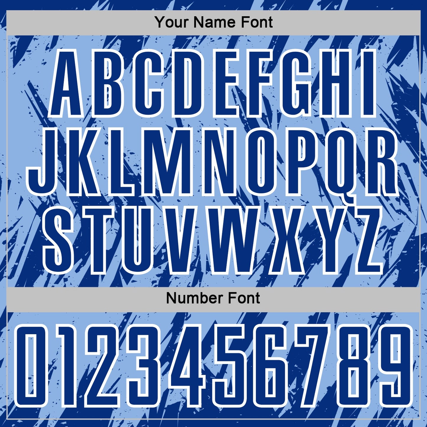 Custom Light Blue Royal-White Splatter Torn Sharp Brush Stroke Sublimation Soccer Uniform Jersey view 6
