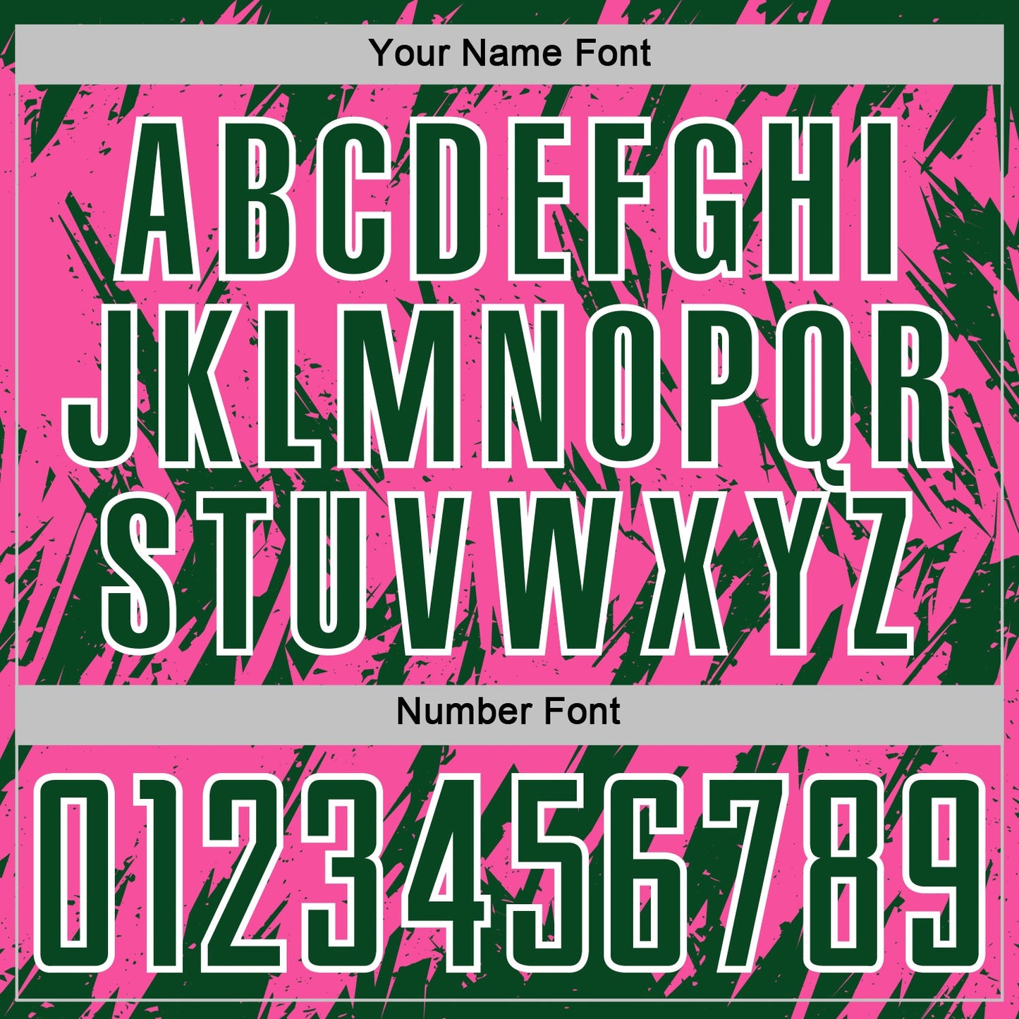 Custom Pink Green-White Splatter Torn Sharp Brush Stroke Sublimation Soccer Uniform Jersey view 6