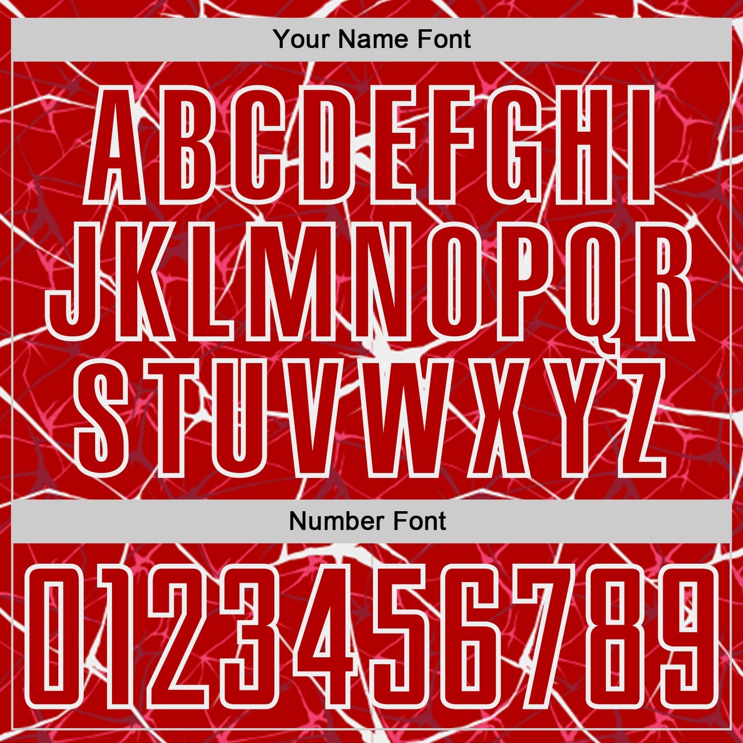 Custom Red-White Abstract Network Crackle Sublimation Soccer Uniform Jersey view 6