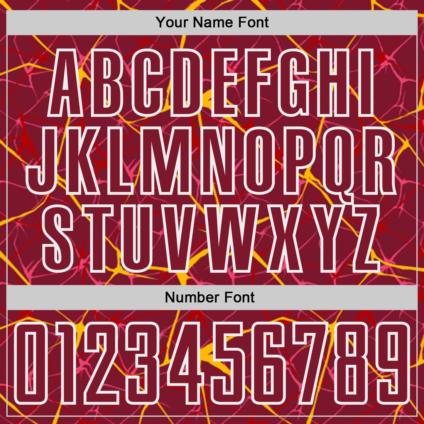 Custom Crimson Gold-White Abstract Network Crackle Sublimation Soccer Uniform Jersey view 6