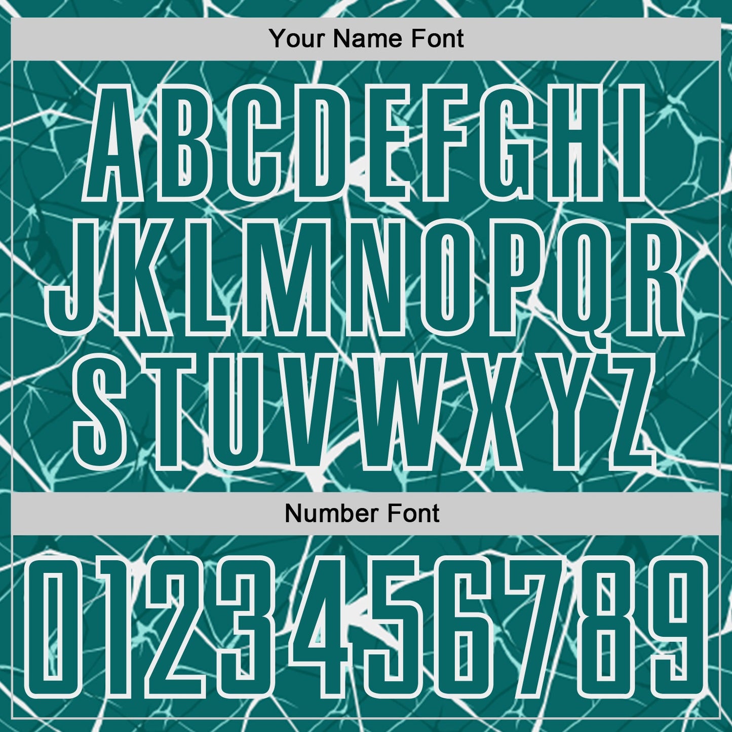 Custom Teal-White Abstract Network Crackle Sublimation Soccer Uniform Jersey view 6