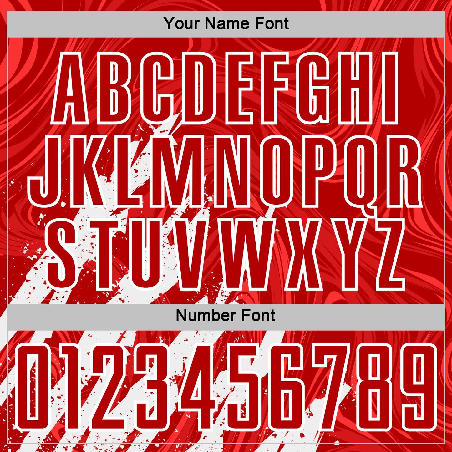 Custom Red-White Brush Stroke Splatter Liquid Swirl Sublimation Soccer Uniform Jersey view 6