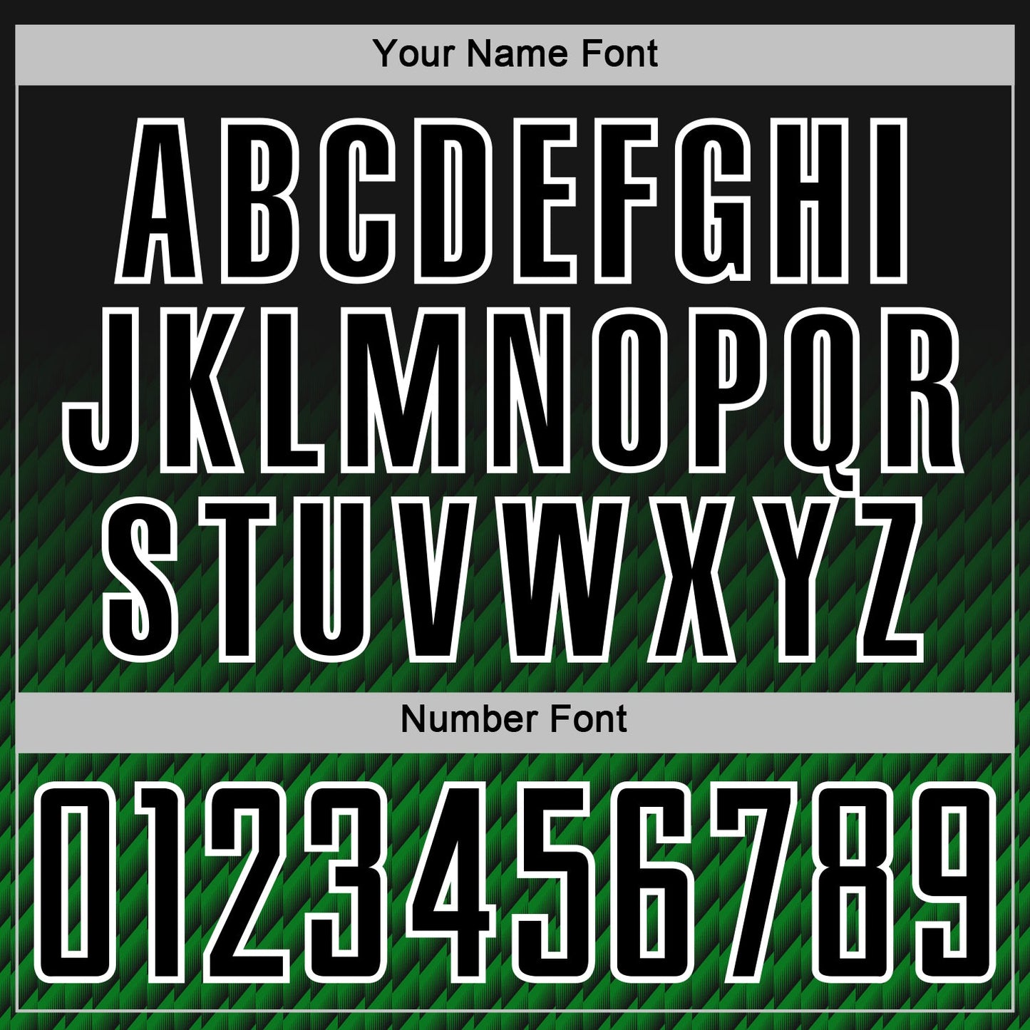 Custom Black Grass Green-White Geometric Wave Gradient Sublimation Soccer Uniform Jersey view 6