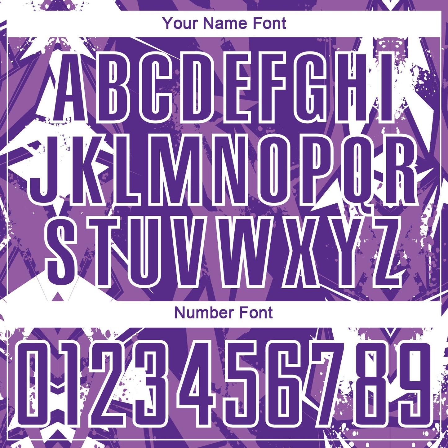 Custom Purple-White Geometric Shard Grunge Splash Sublimation Soccer Uniform Jersey view 6