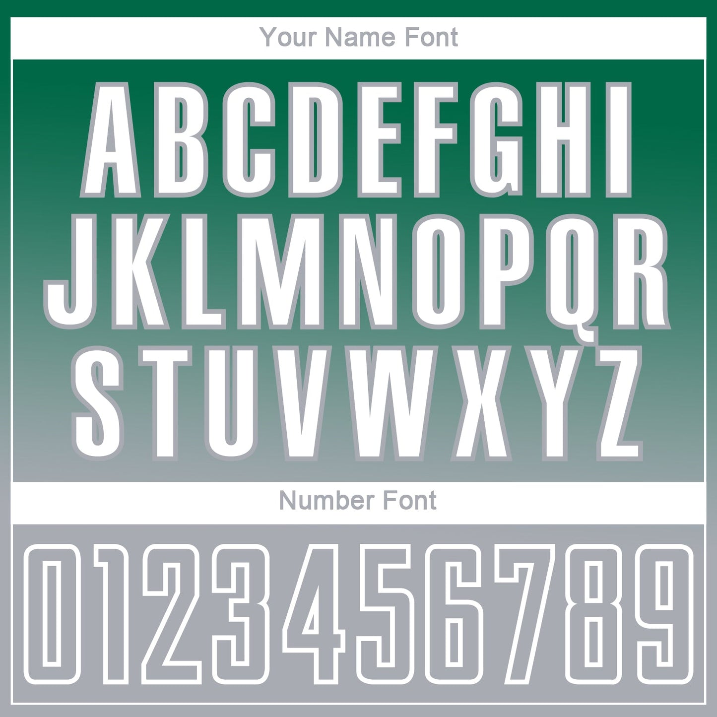 Custom Kelly Green Gray-White Gradient Style Twinkle Star Sublimation Soccer Uniform Jersey view 6
