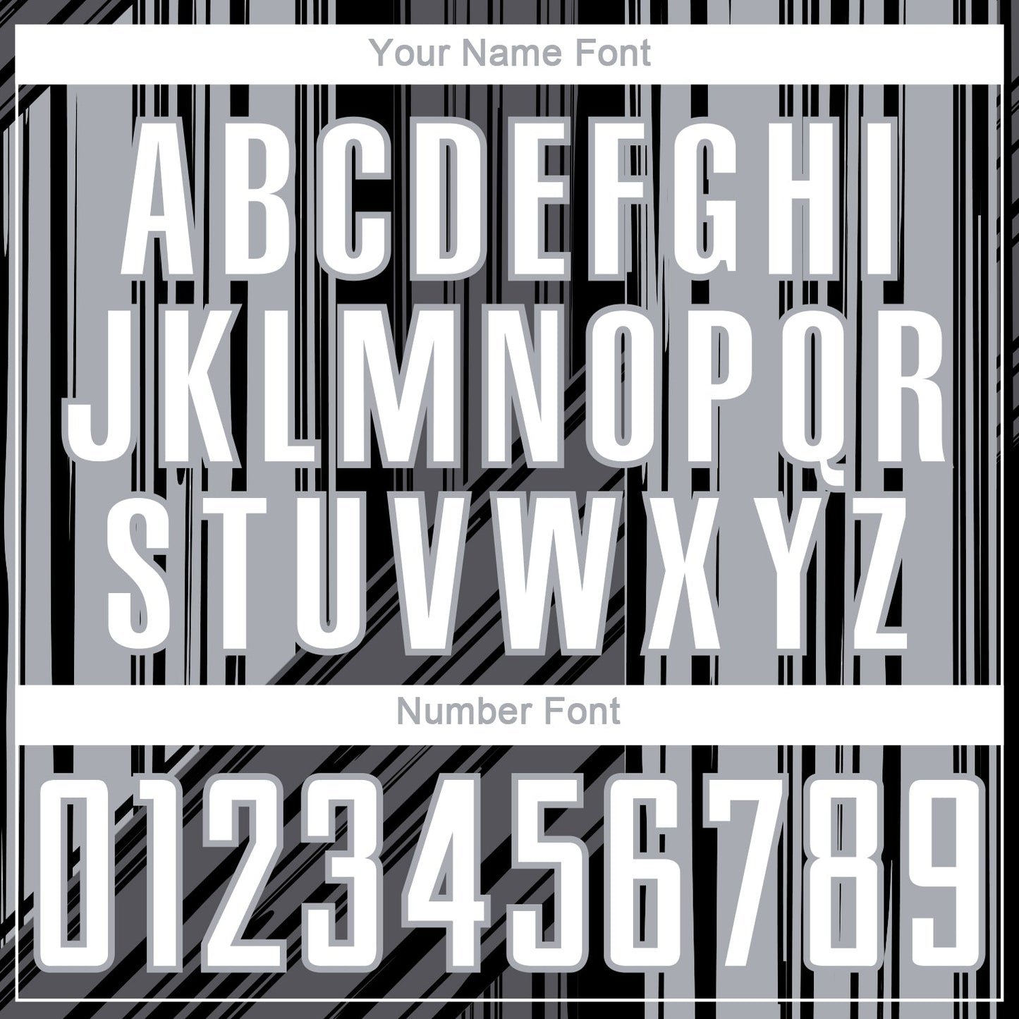 Custom Black White-Gray Brush Stroke Fluid Stripes Sublimation Soccer Uniform Jersey view 6