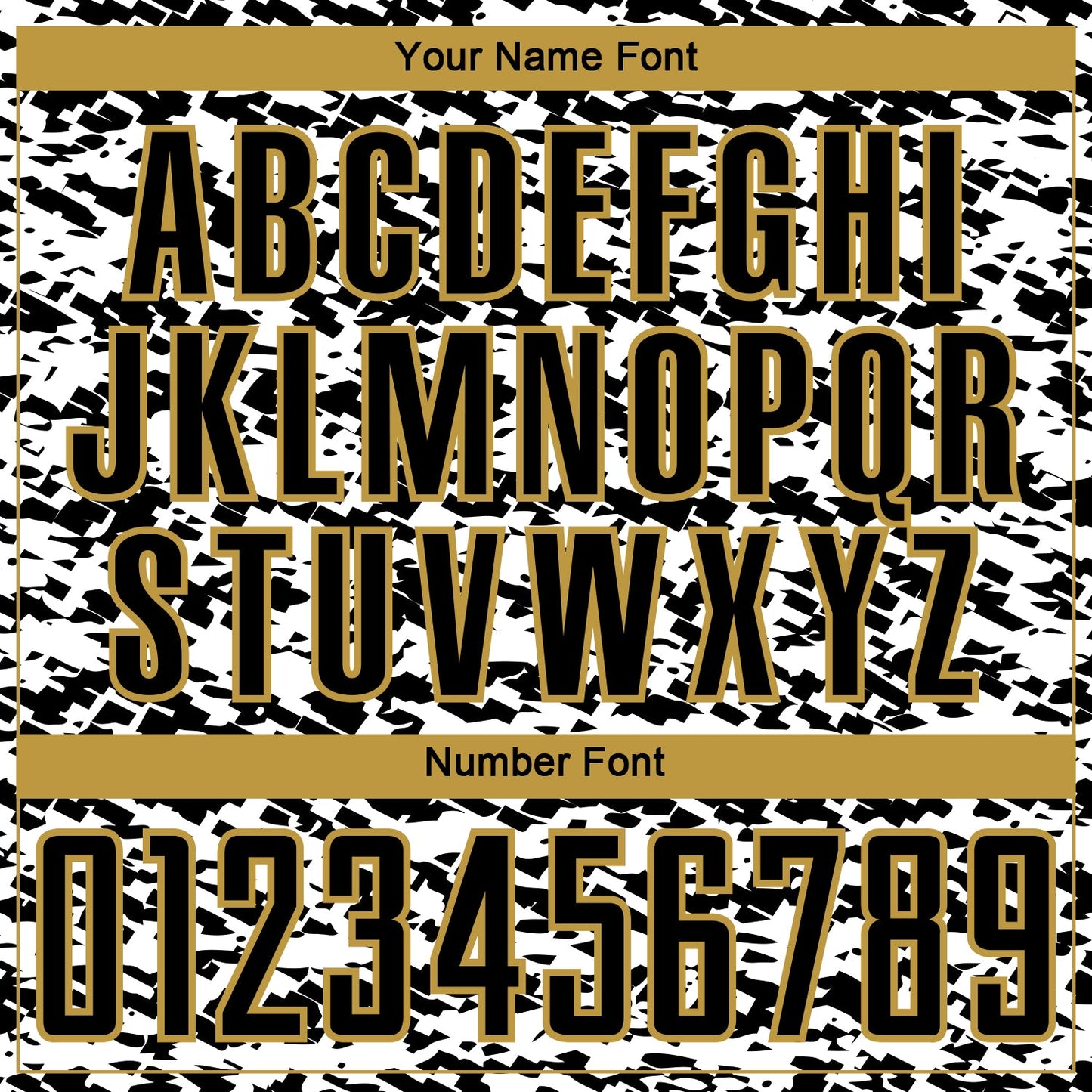 Custom White Black-Old Gold Geometric Fragment Splatter Sublimation Soccer Uniform Jersey view 6