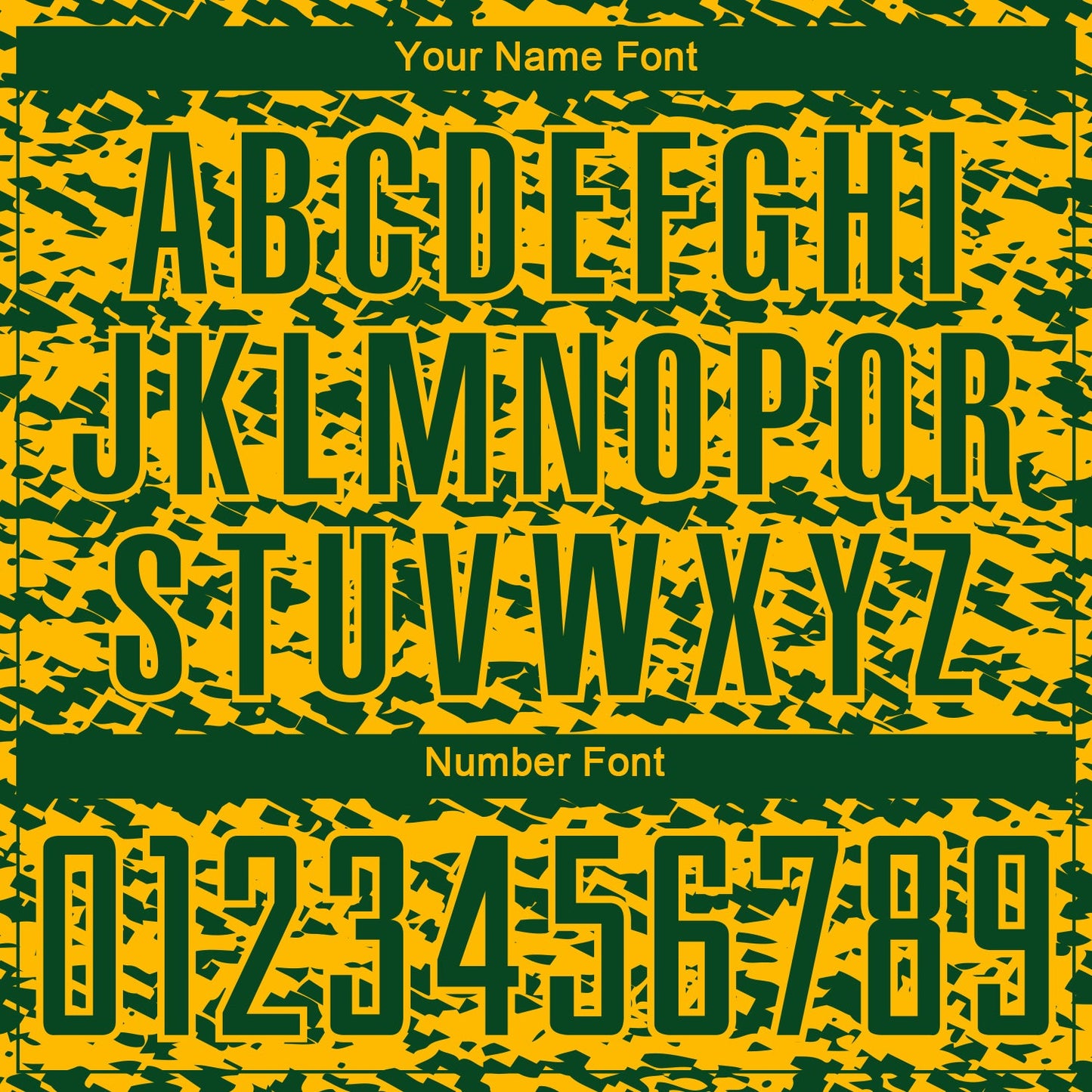 Custom Gold-Green Geometric Fragment Splatter Sublimation Soccer Uniform Jersey view 6