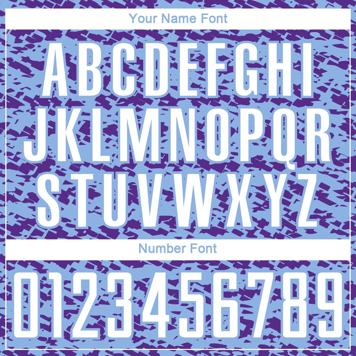Custom Light Blue White-Purple Geometric Fragment Splatter Sublimation Soccer Uniform Jersey view 6