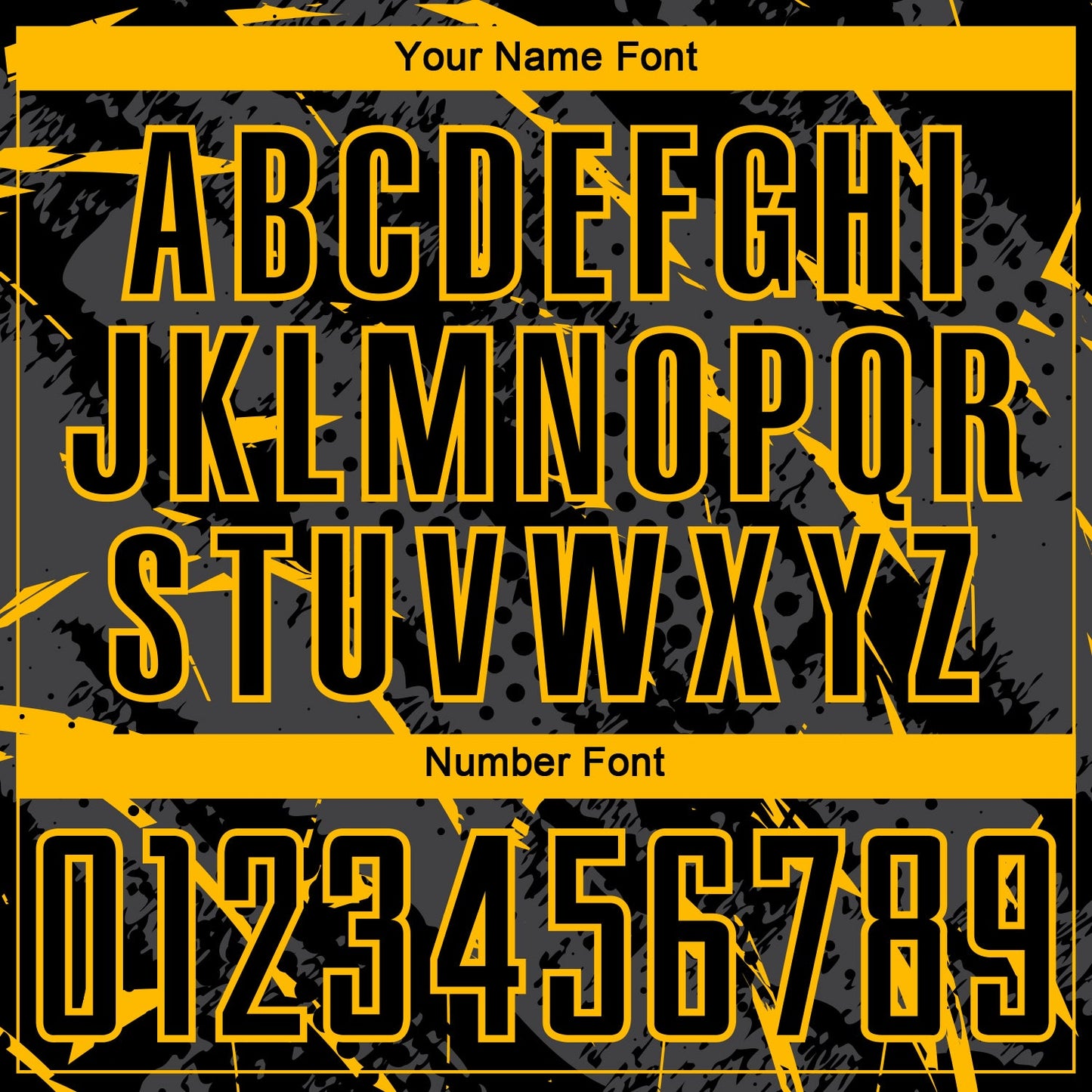 Custom Black Gold-Gray Brush Stroke Slashes And Dot Grid Sublimation Soccer Uniform Jersey view 6