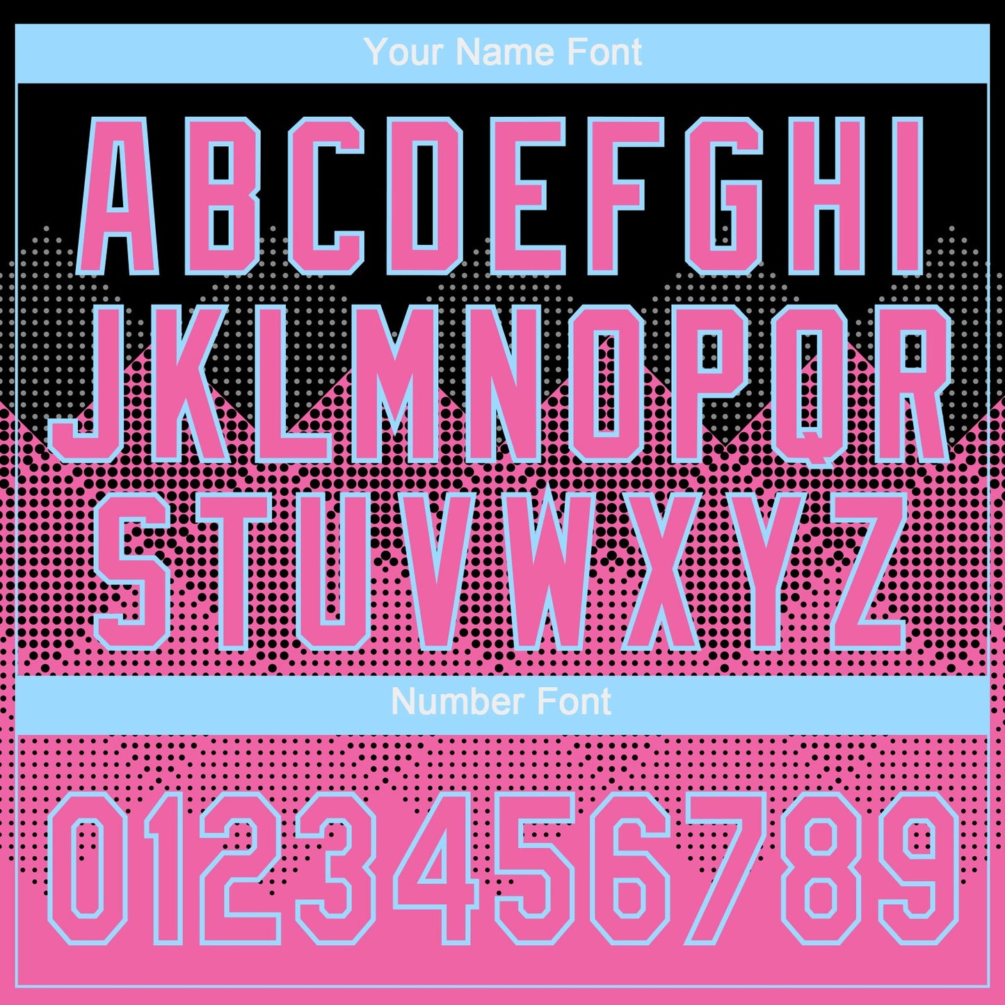 Custom Black Pink-Light Blue 3D Pattern Gradient Square Shapes Two-Button Unisex Softball Jersey view 5