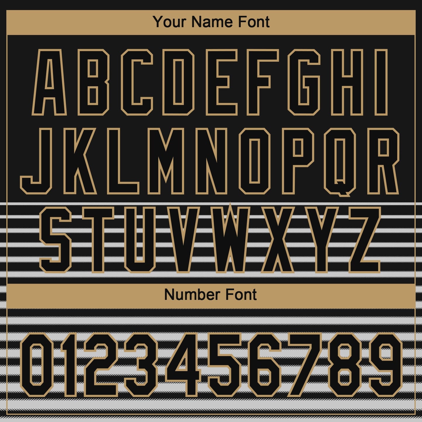 Custom Black Black-Old Gold 3D Pattern Two-Button Unisex Softball Jersey view 5