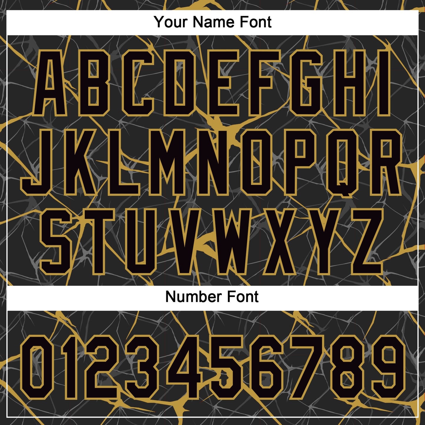 Custom Black Old Gold 3D Pattern Abstract Network Two-Button Unisex Softball Jersey view 5