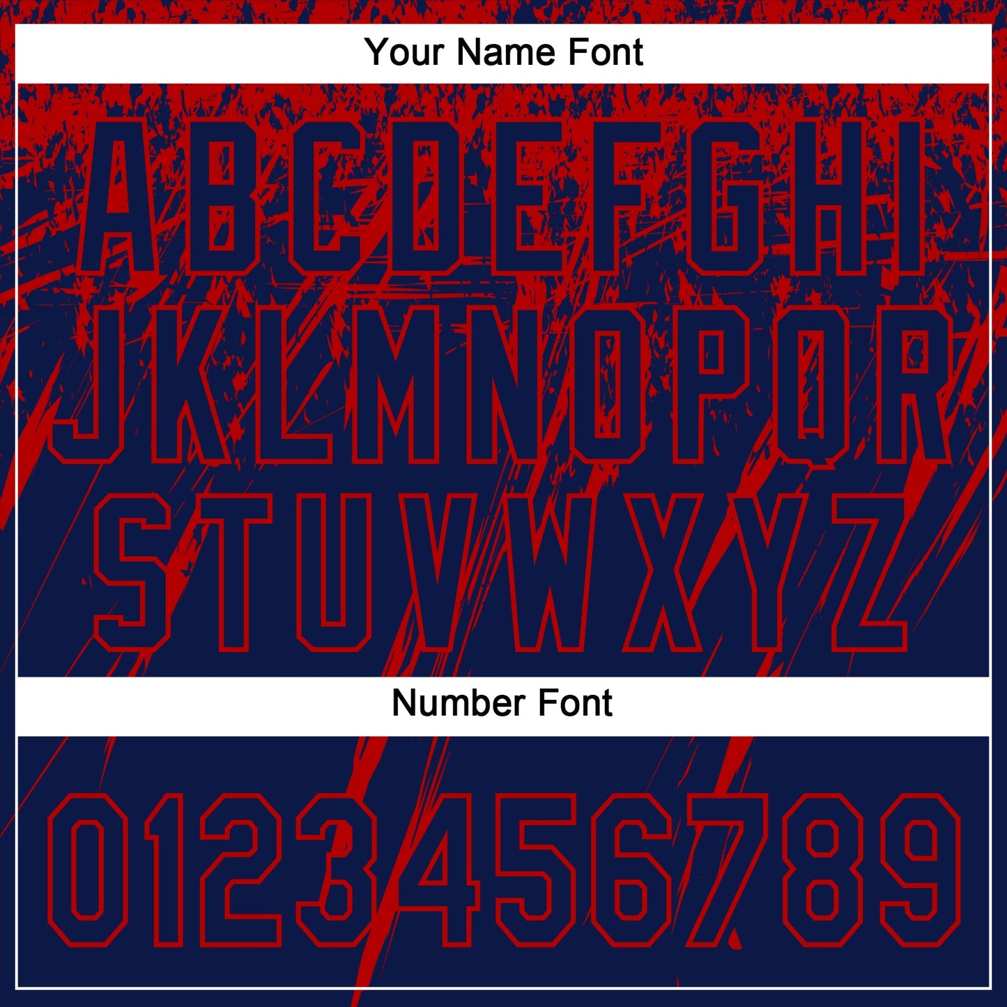 Custom Navy Red 3D Pattern Abstract Sharp Shape Two-Button Unisex Softball Jersey view 5