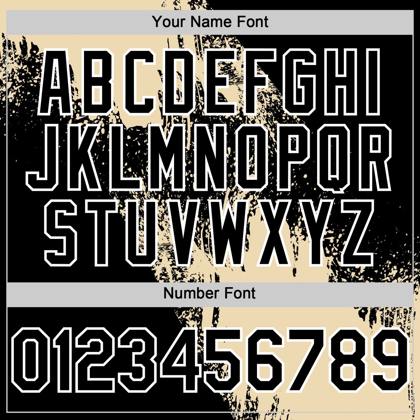 Custom Cream Black-White 3D Pattern Abstract Brush Stroke Two-Button Unisex Softball Jersey view 5