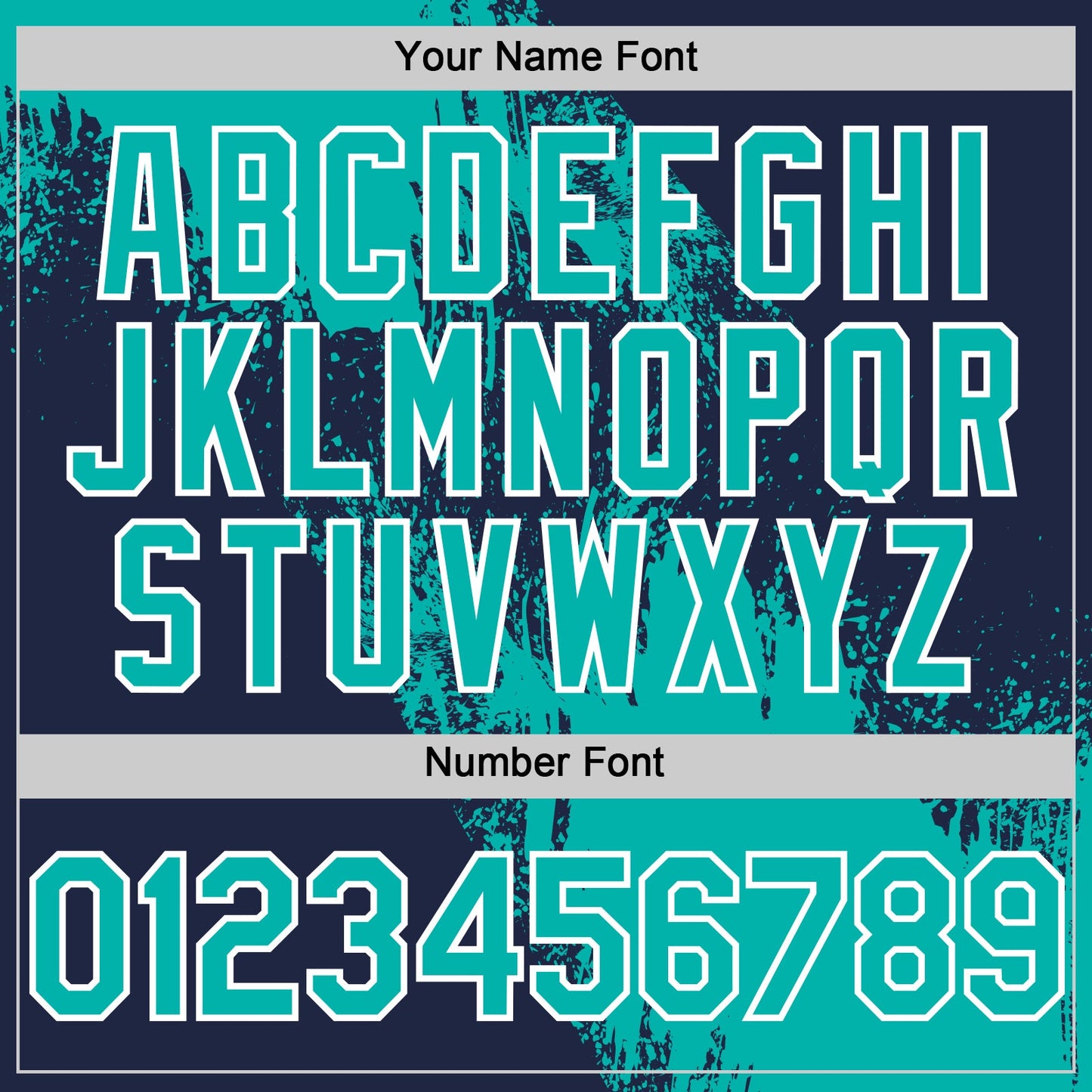Custom Aqua Navy-White 3D Pattern Abstract Brush Stroke Two-Button Unisex Softball Jersey view 5