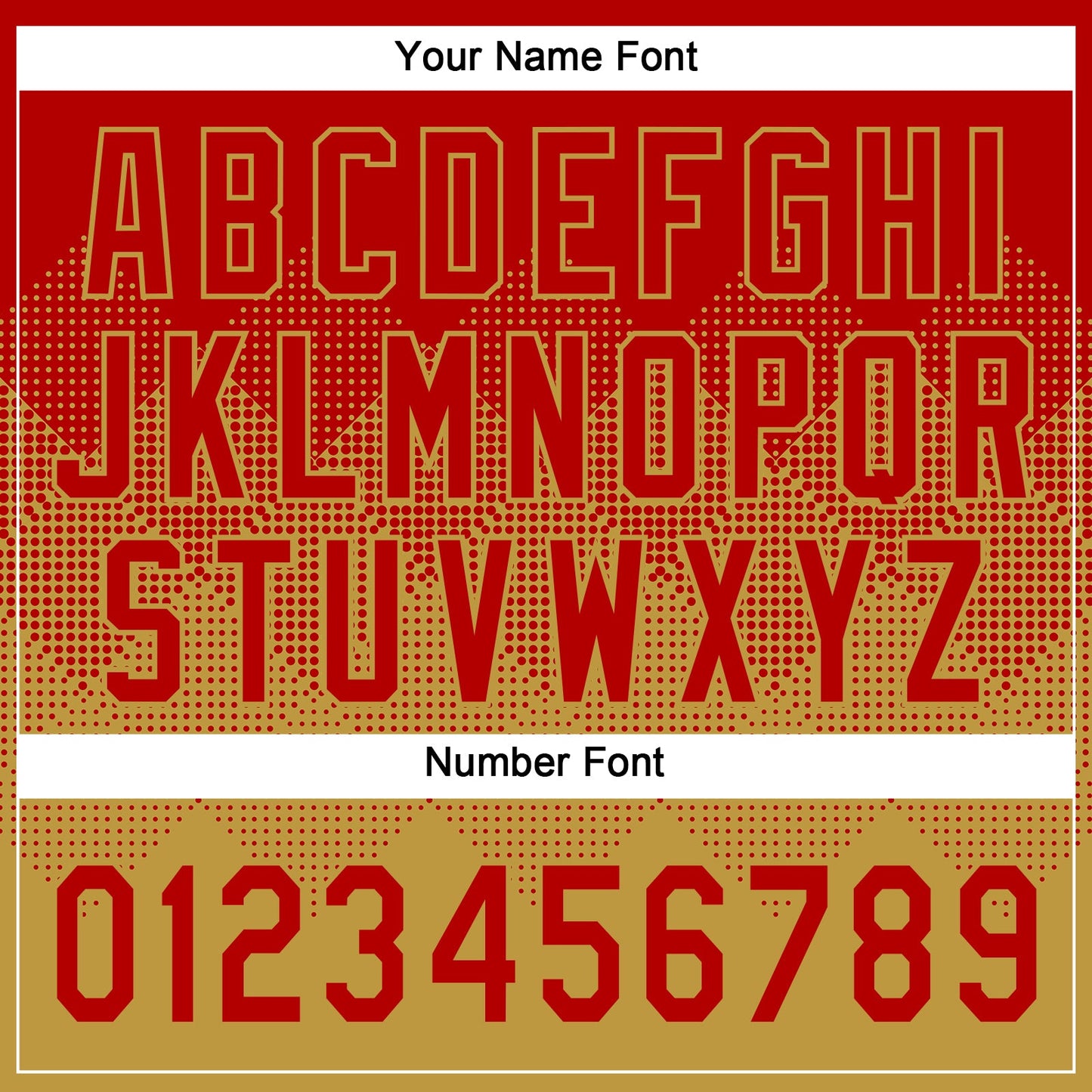 Custom Red Old Gold 3D Gradient Square Shape Two-Button Unisex Softball Jersey view 5