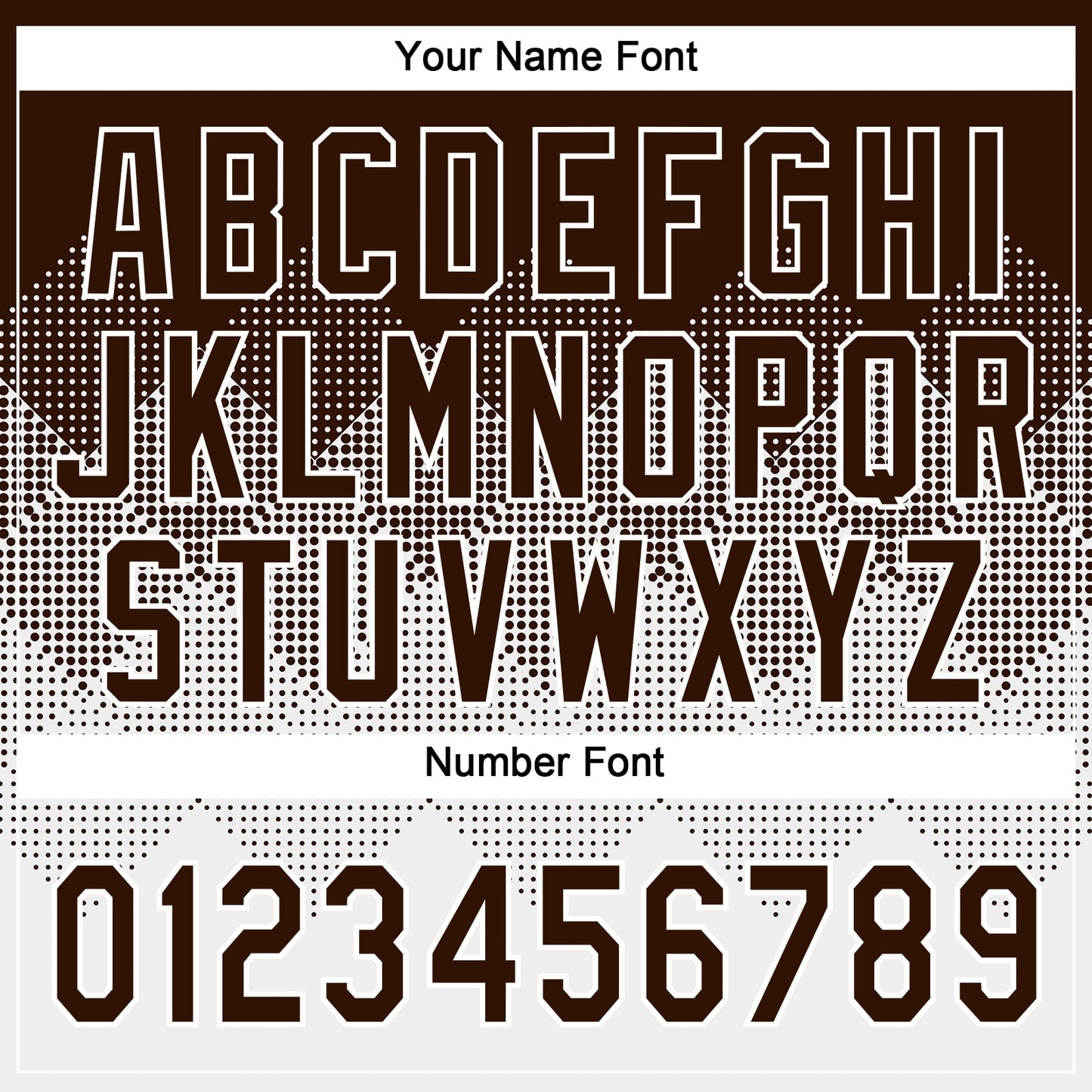 Custom Brown White 3D Gradient Square Shape Two-Button Unisex Softball Jersey view 5