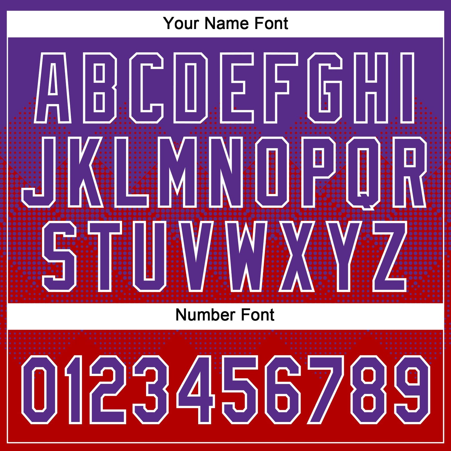 Custom Purple Red-White 3D Gradient Square Shape Two-Button Unisex Softball Jersey view 5
