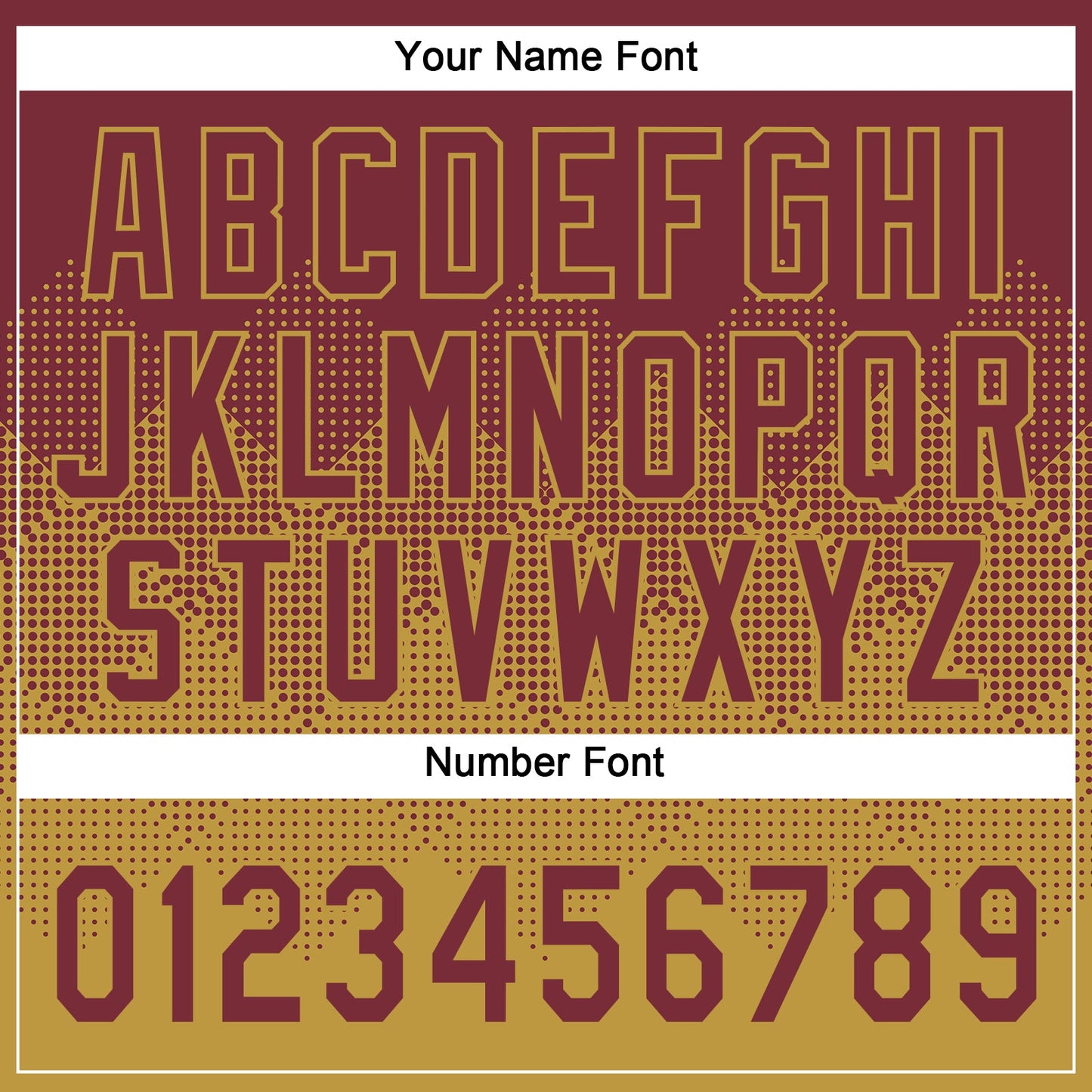 Custom Burgundy Old Gold 3D Gradient Square Shape Two-Button Unisex Softball Jersey view 5