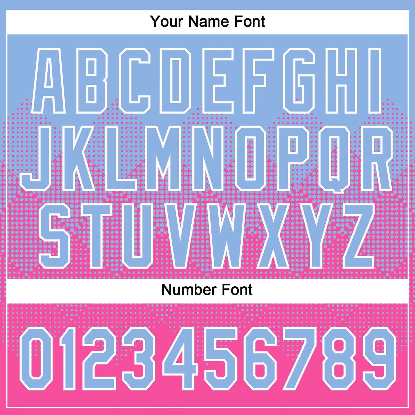 Custom Light Blue Pink-White 3D Gradient Square Shape Two-Button Unisex Softball Jersey view 5