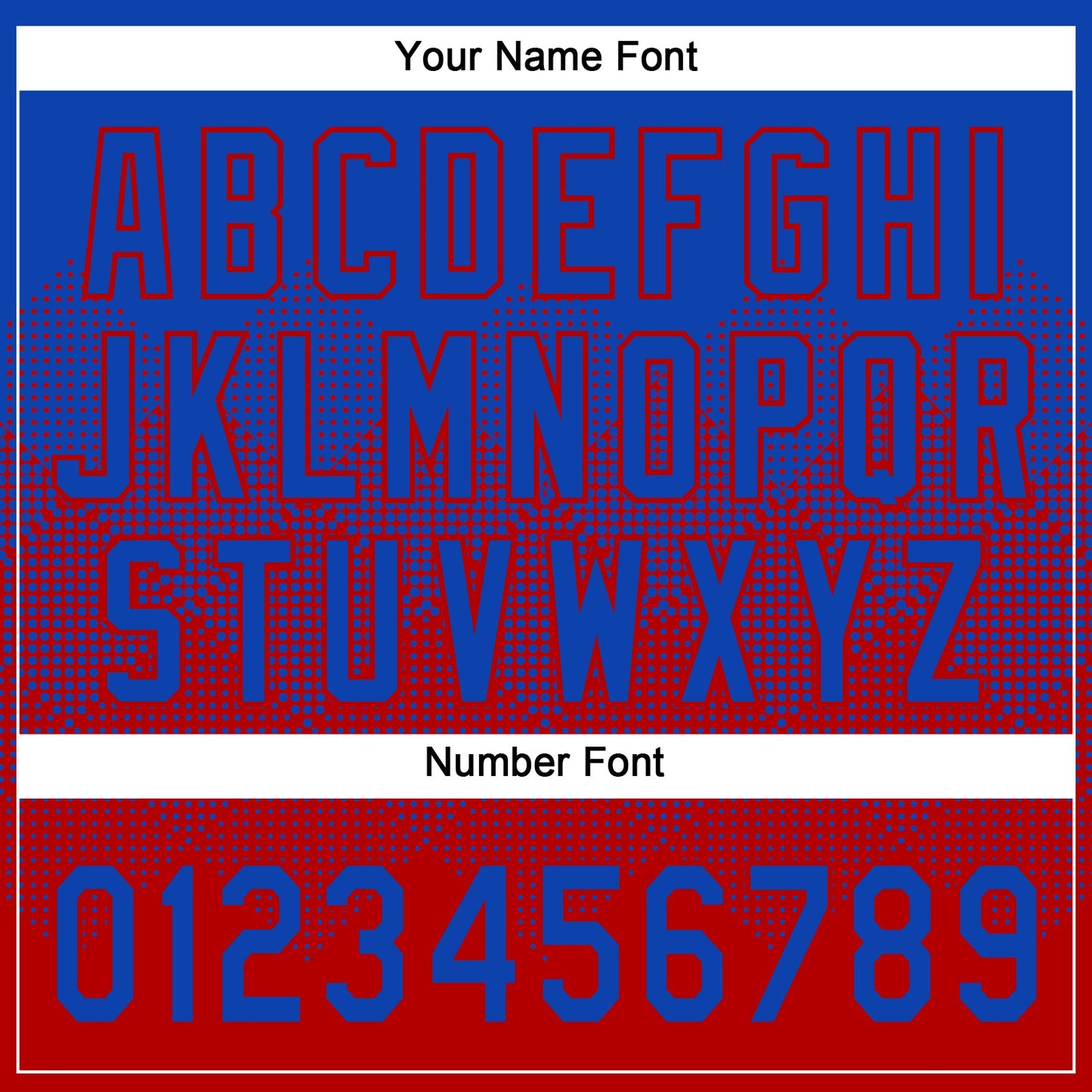 Custom Thunder Blue Red 3D Gradient Square Shape Two-Button Unisex Softball Jersey view 5