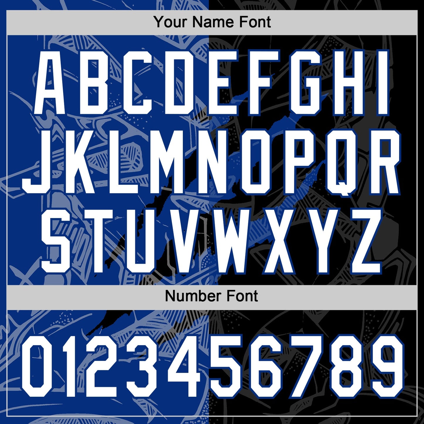Custom Graffiti Pattern White Black-Royal 3D Scratch Two-Button Unisex Softball Jersey view 5
