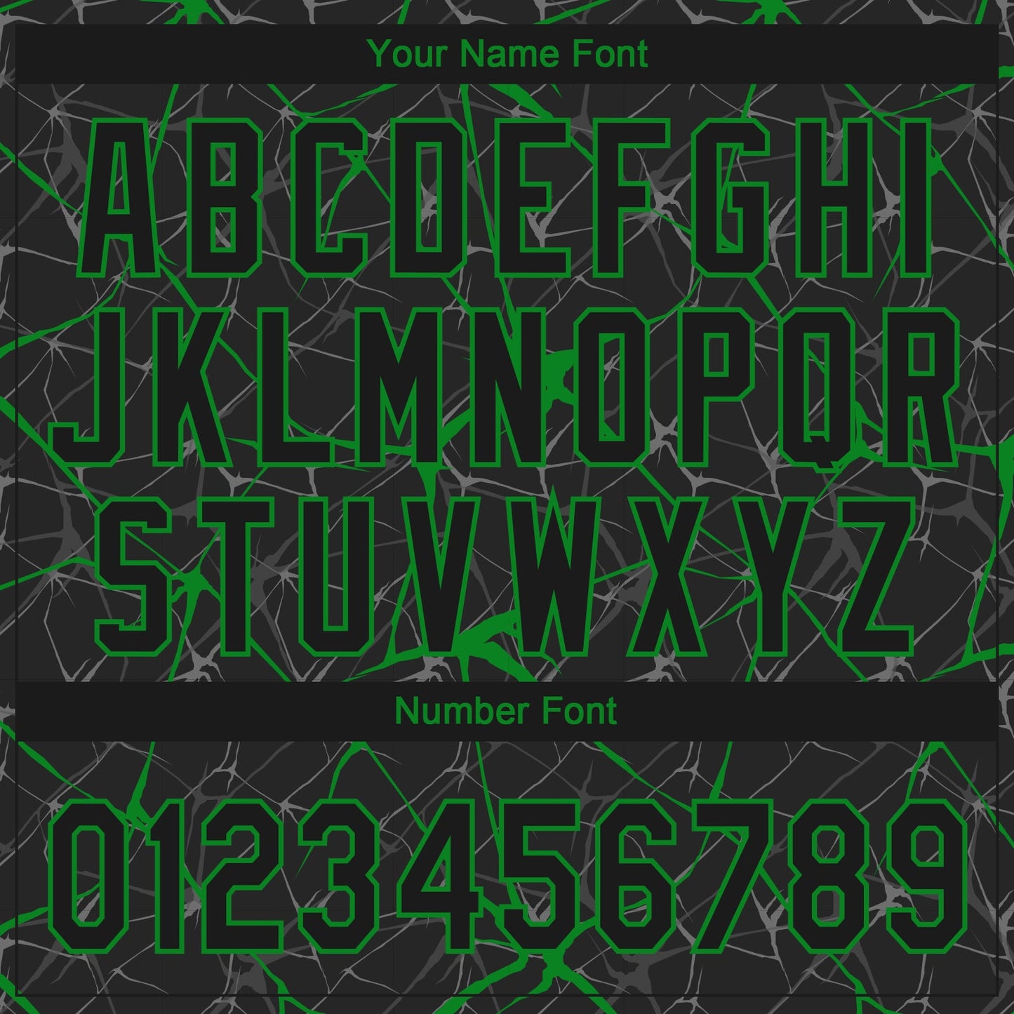 Custom Black Grass Green Abstract Network Two-Button Unisex Softball Jersey view 5