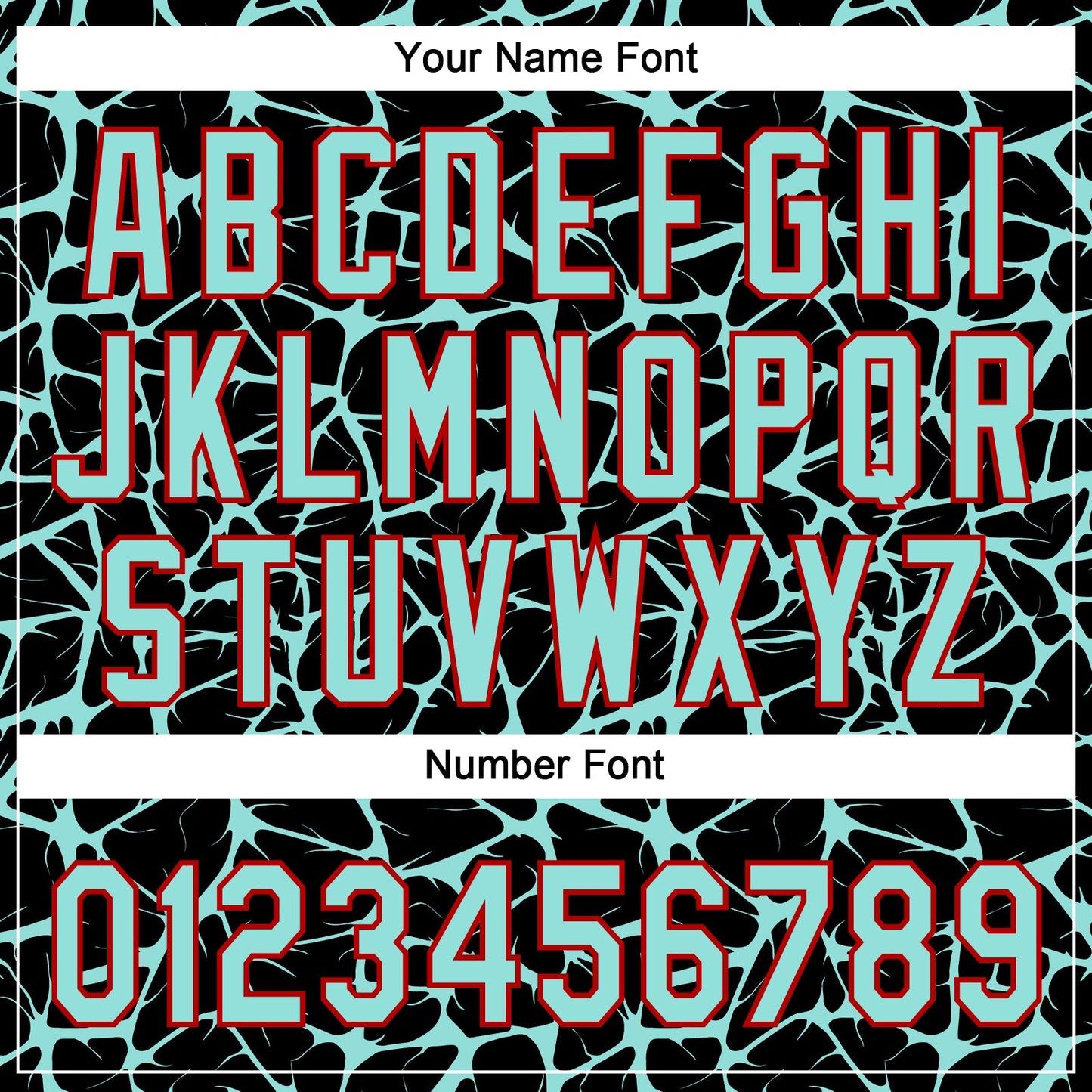 Custom Black Ice Blue-Red Abstract Network Crackle Two-Button Unisex Softball Jersey view 5