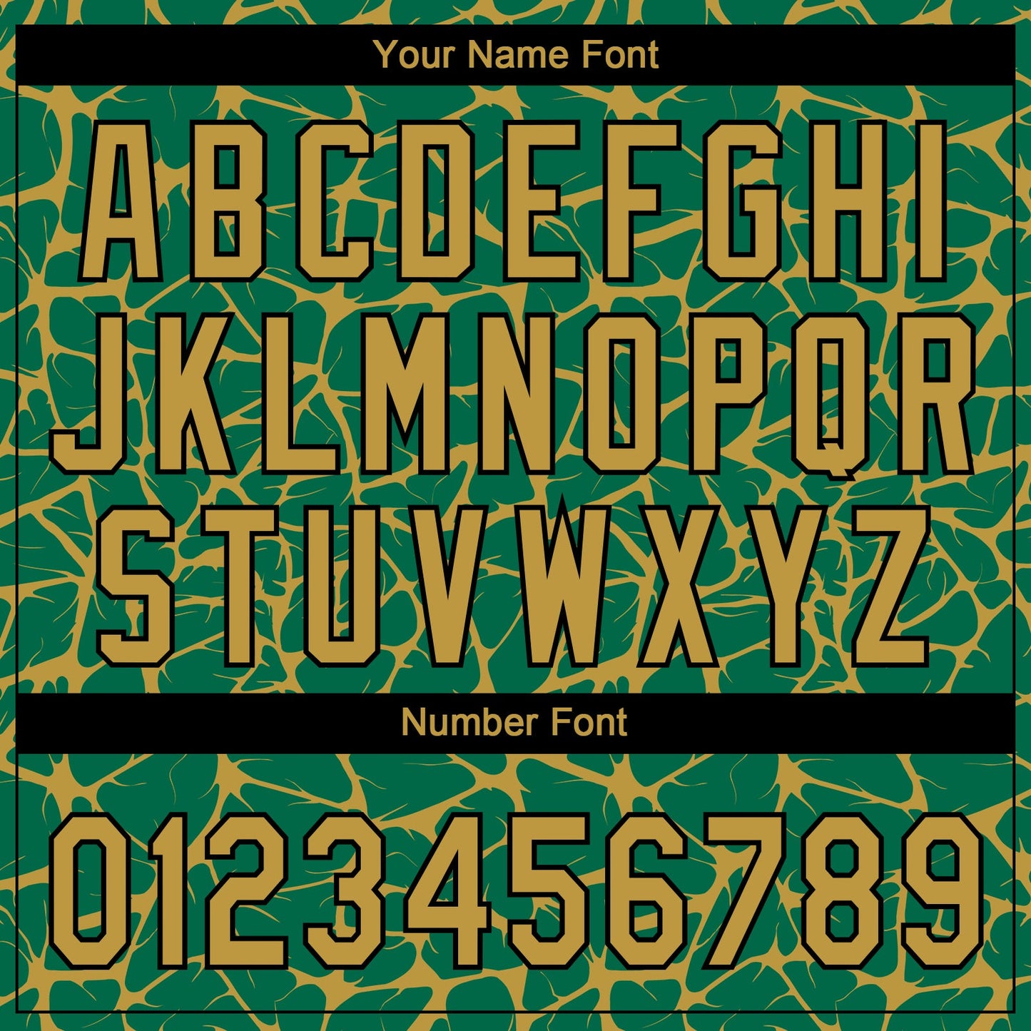 Custom Kelly Green Old Gold-Black Abstract Network Crackle Two-Button Unisex Softball Jersey view 5