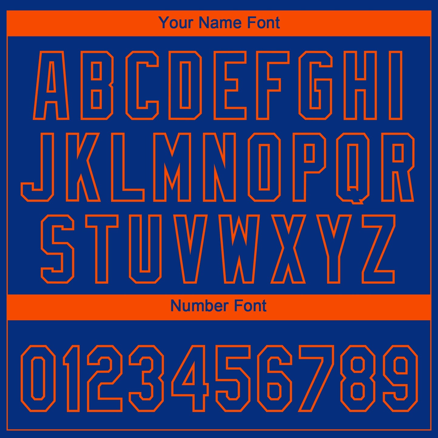 Custom Royal Orange New York City Edition Gradient Two-Button Unisex Softball Jersey view 5