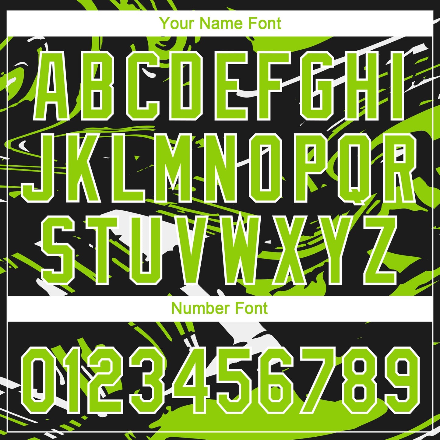 Custom Black Neon Green-White Raglan Sleeves Abstract Fluid Marble Two-Button Unisex Softball Jersey view 5