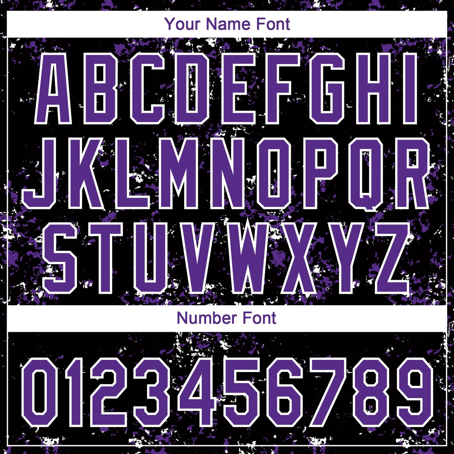 Custom Black Purple-White Abstract Shattered Paint Splatter Two-Button Unisex Softball Jersey view 5