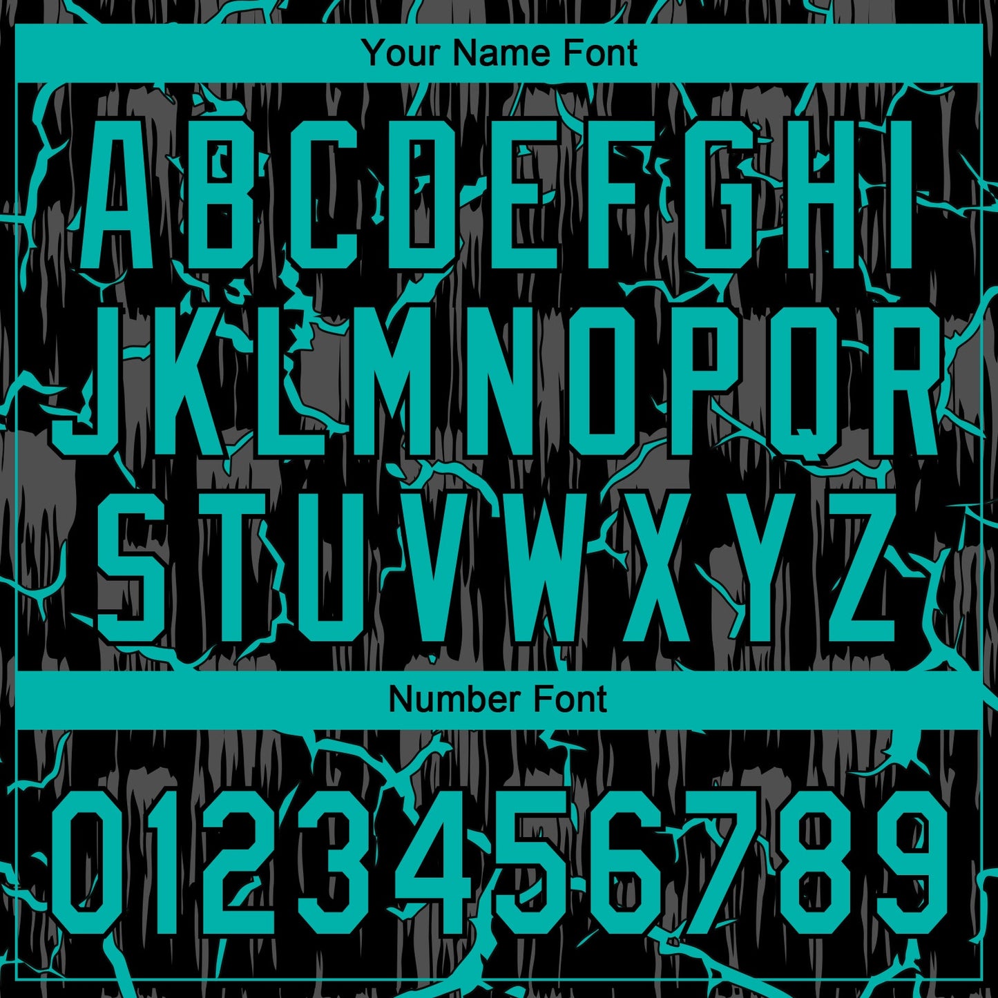 Custom Black Aqua-Gray Raglan Sleeves Neon Lightning Crackle Two-Button Unisex Softball Jersey view 5