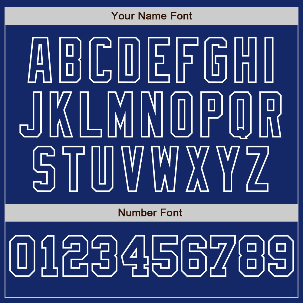 Custom Royal White-Royal Pinstripe Authentic Split Fashion Baseball Jersey view 5