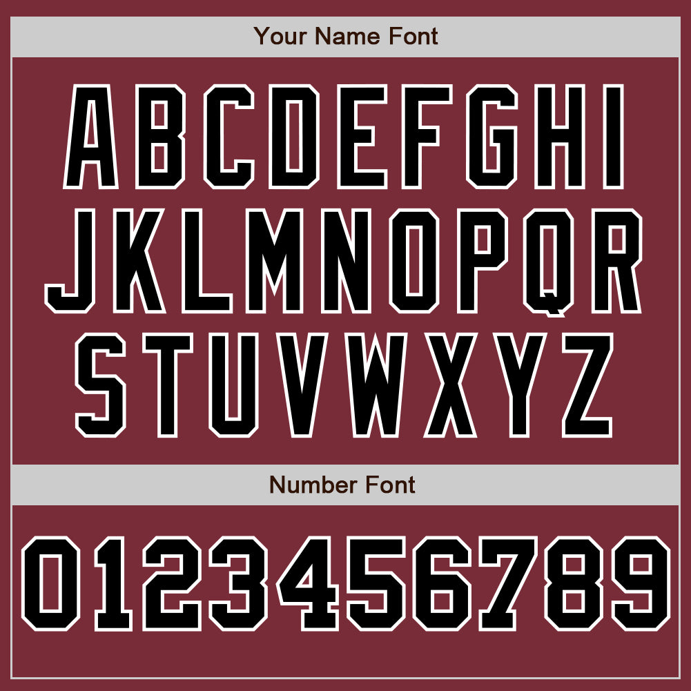 Custom Burgundy White-Black Pinstripe Authentic Split Fashion Baseball Jersey view 5