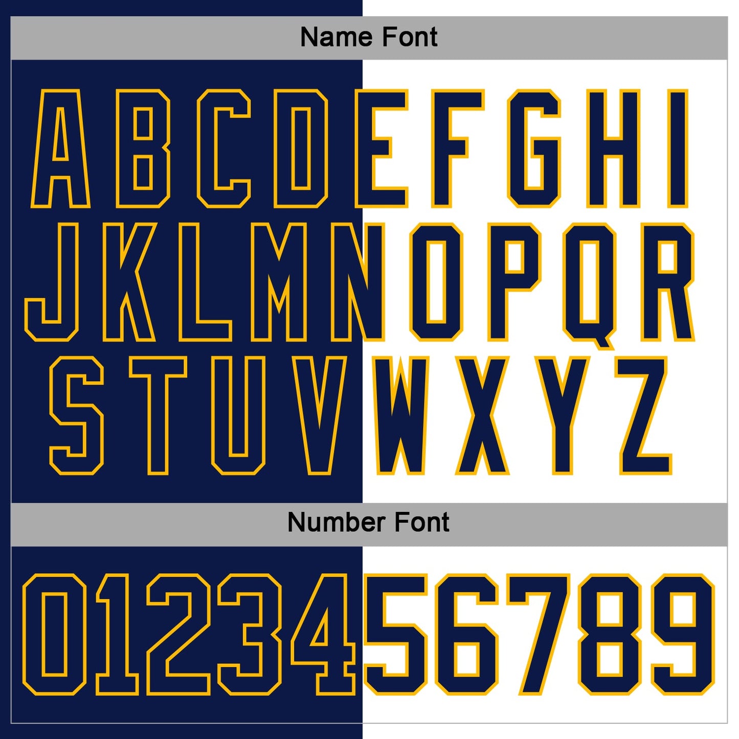Custom Navy Gold-White Split Fashion Hockey Lace Neck Jersey view 5