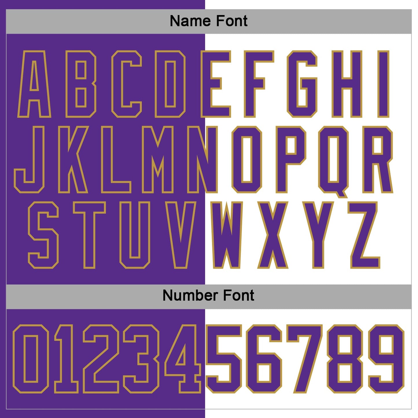 Custom Purple Old Gold-White Split Fashion Hockey Lace Neck Jersey view 5