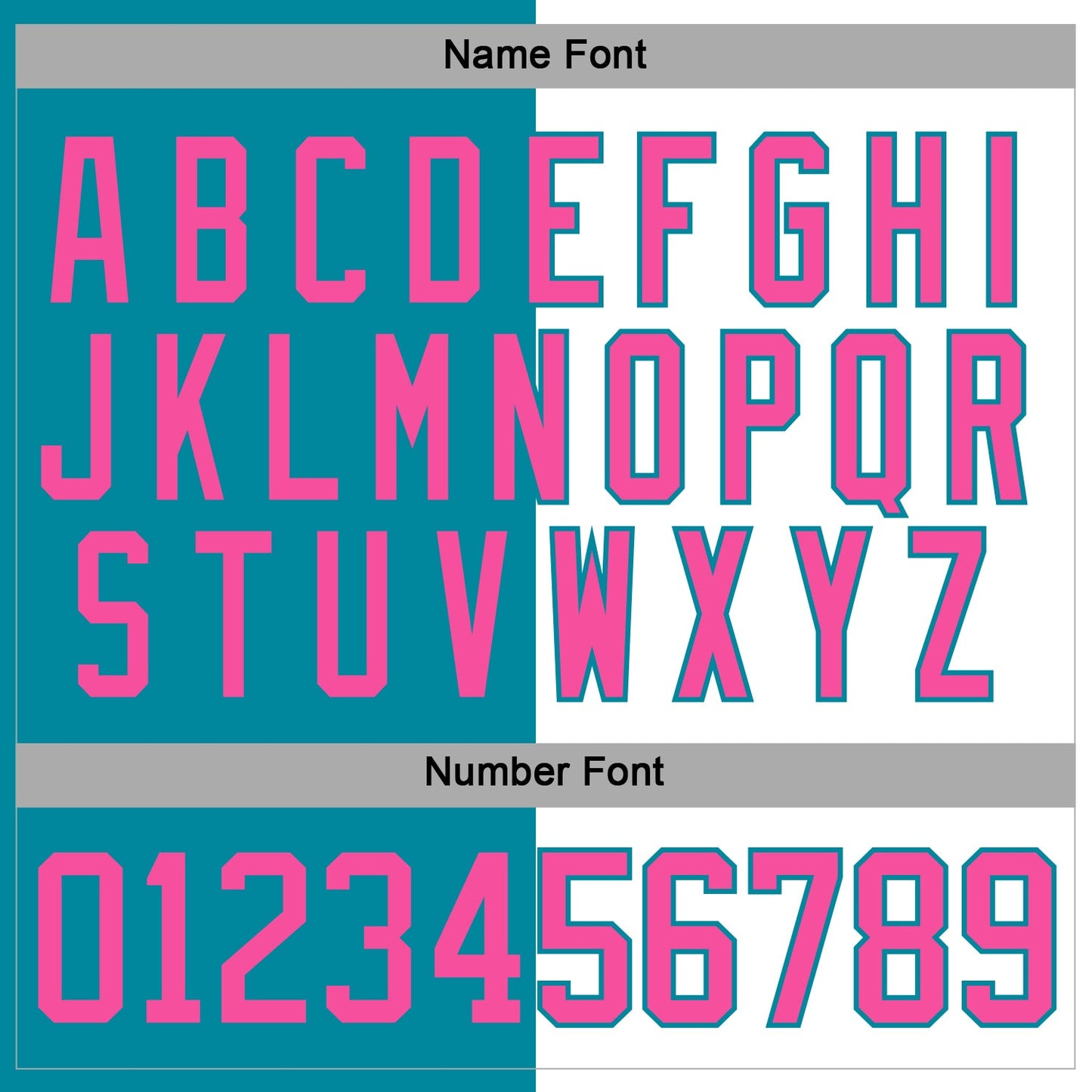Custom Teal Pink-White Split Fashion Hockey Lace Neck Jersey view 5
