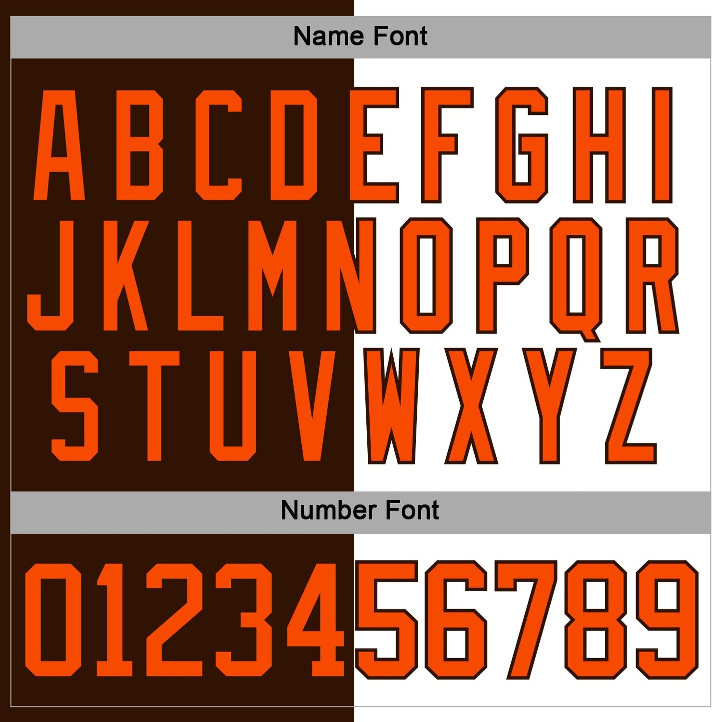 Custom Brown Orange-White Split Fashion Hockey Lace Neck Jersey view 5