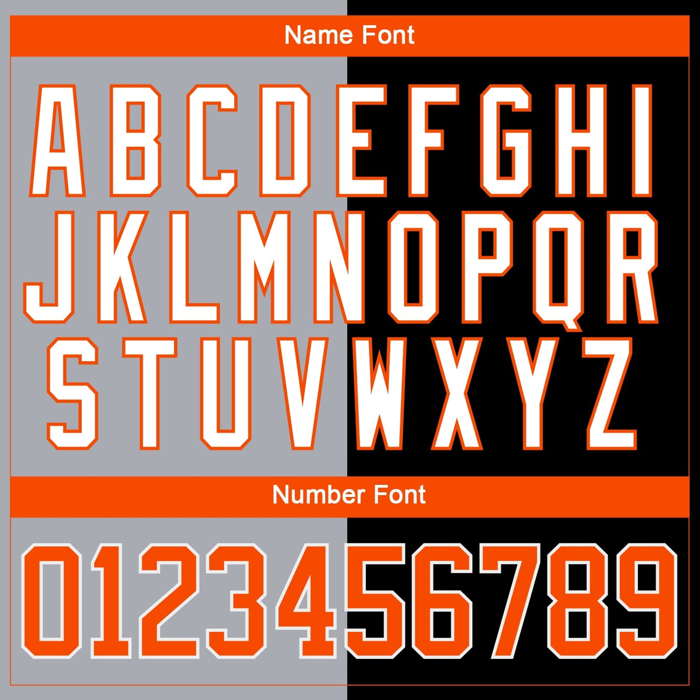 Custom Black Orange Gray-White Split Fashion Hockey Lace Neck Jersey view 7