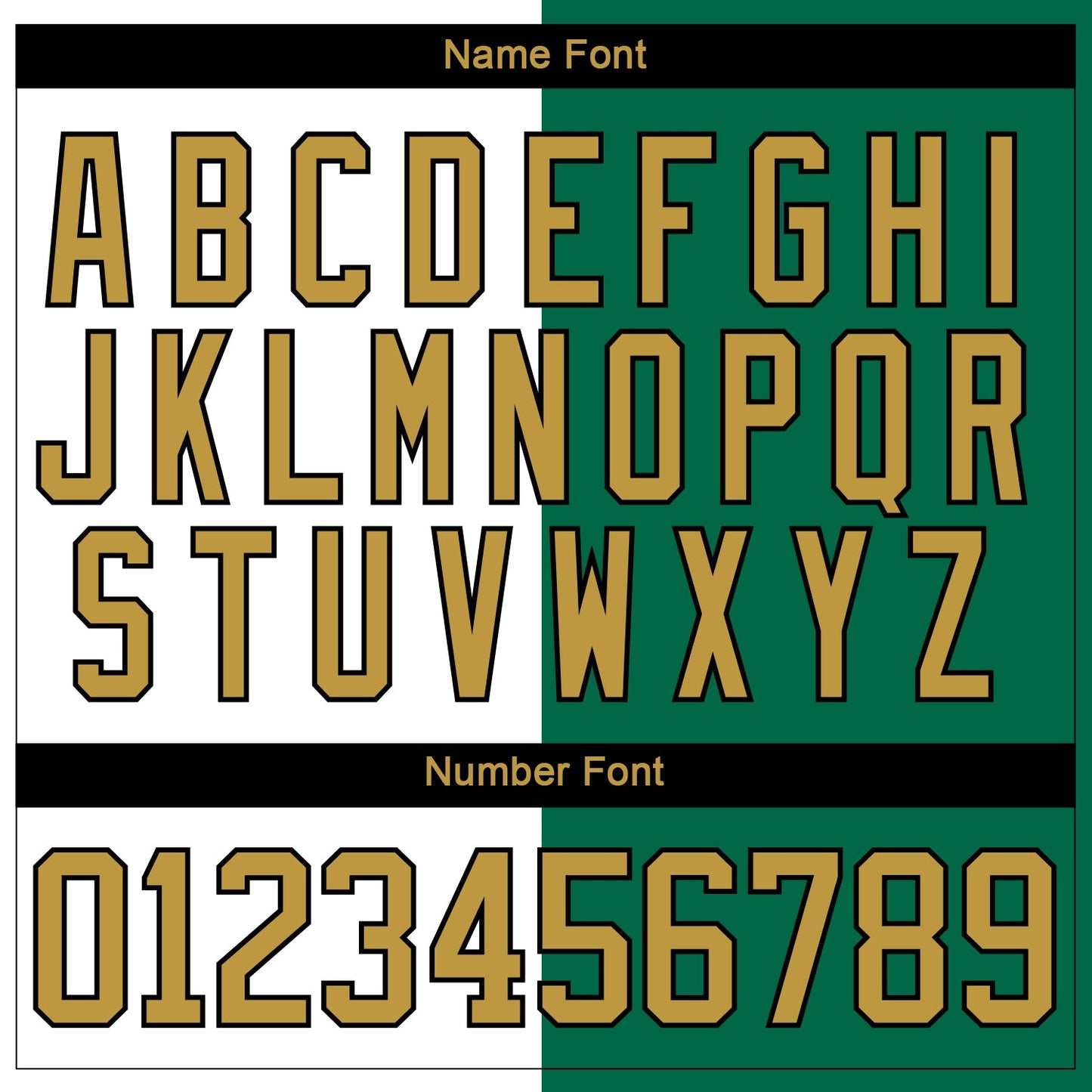 Custom Kelly Green Old Gold Black-White Split Fashion Hockey Lace Neck Jersey view 7