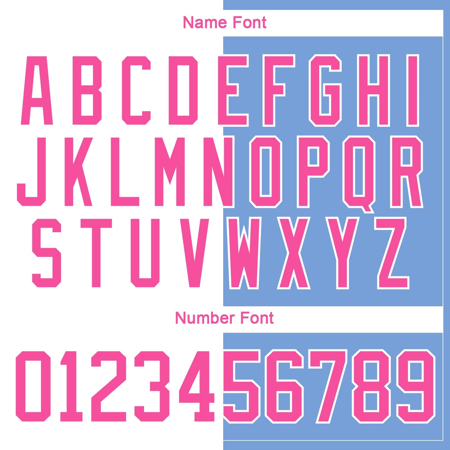 Custom Powder Blue Pink-White Split Fashion Hockey Lace Neck Jersey view 7