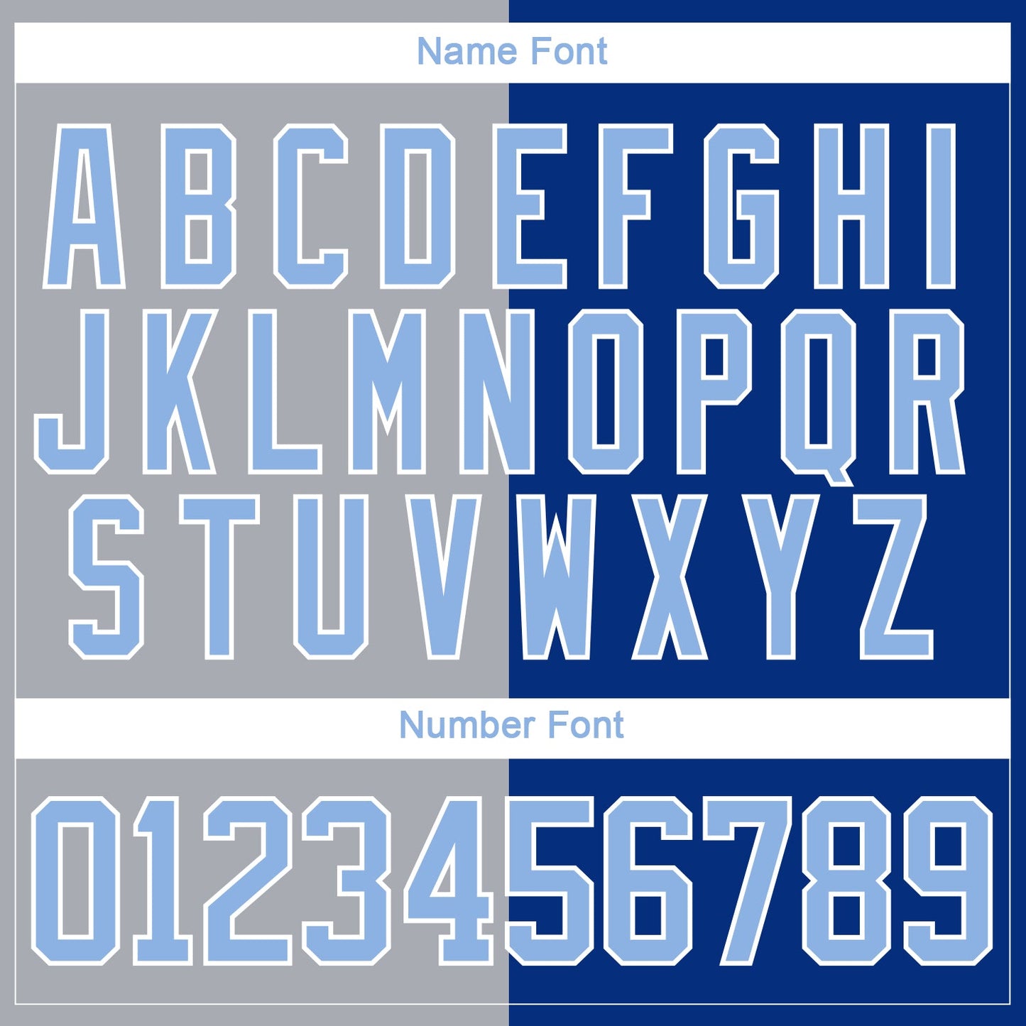 Custom Royal Light Blue Gray-White Split Fashion Hockey Lace Neck Jersey view 7