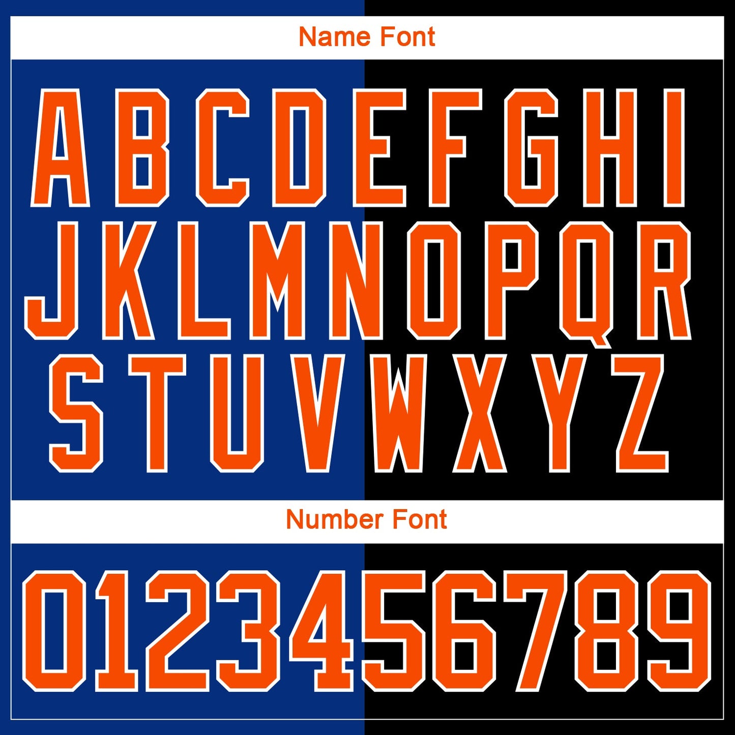 Custom Black Orange Royal-White Split Fashion Hockey Lace Neck Jersey view 7