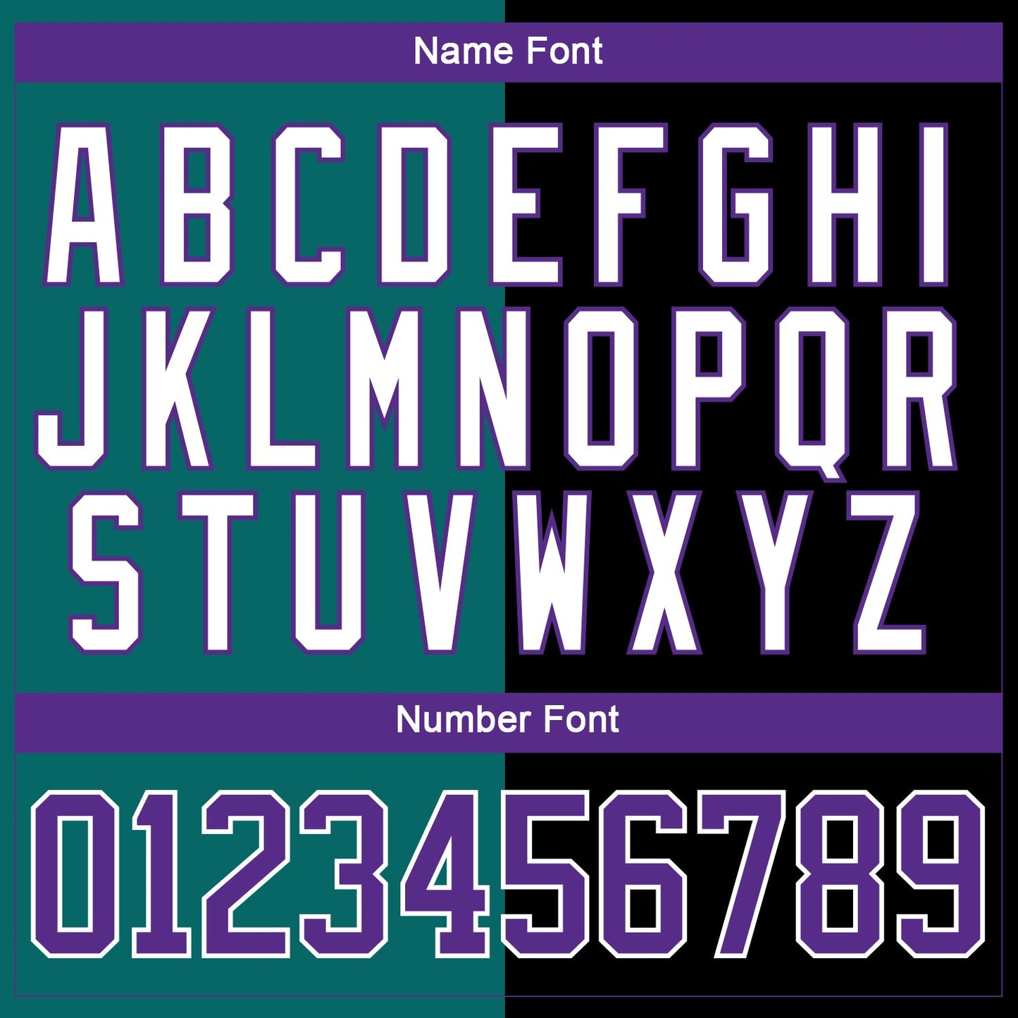 Custom Black Purple Teal-White Split Fashion Hockey Lace Neck Jersey view 7