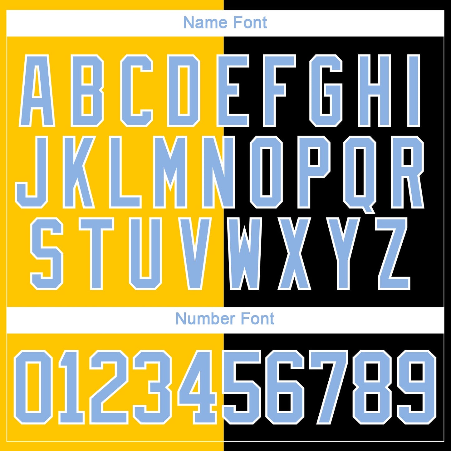 Custom Black Light Blue Yellow-White Split Fashion Hockey Lace Neck Jersey view 7