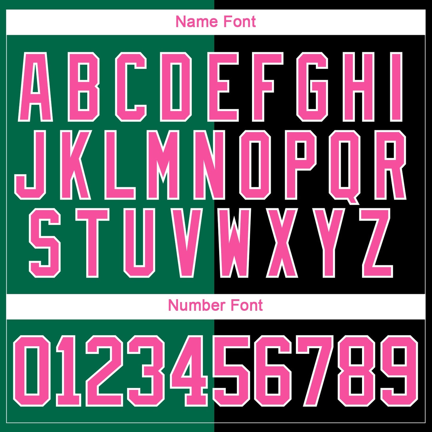 Custom Black Pink Kelly Green-White Split Fashion Hockey Lace Neck Jersey view 7