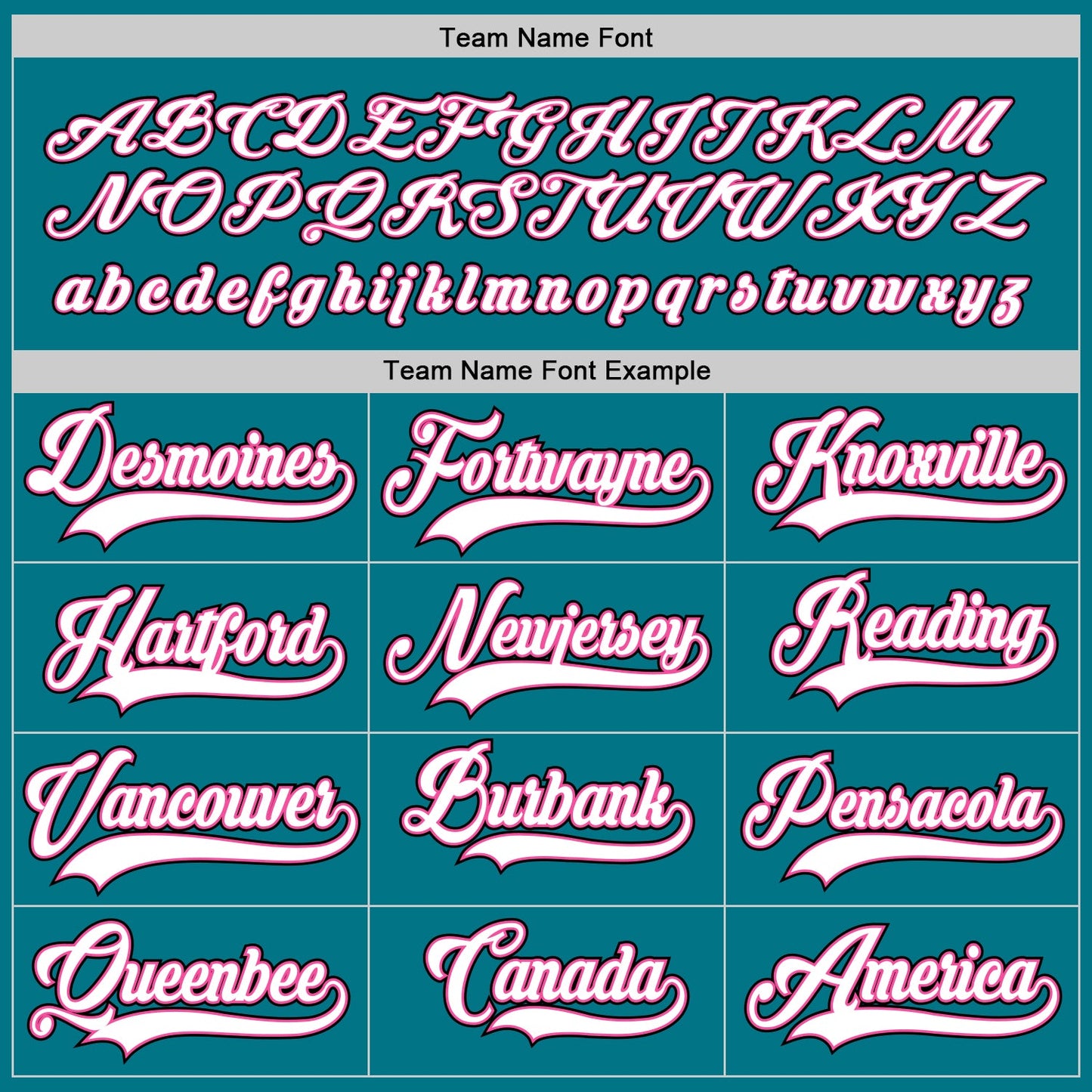 Custom Teal White-Black Hockey Jersey view 4